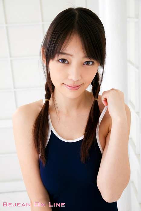 Bejean On Line Photo套图ID0878 201102 jogakukan02- Haruka Ando双马尾辫美女紧身连体泳装诱惑