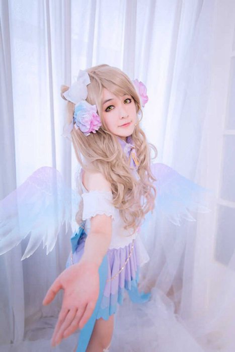 [国内Cosplay]ID0016 [CosPlay] 2015.08 No.116 狐玖-Iris Love live南小鸟白色情人节觉醒 [10P8M]