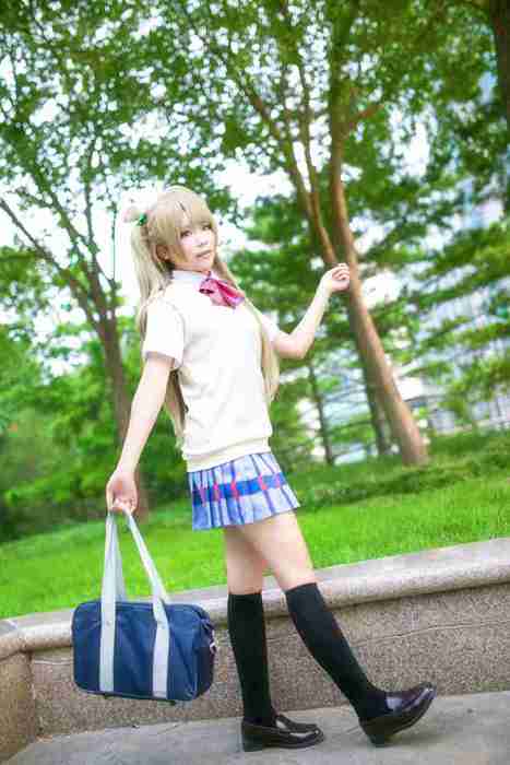 [国内Cosplay]ID0021 [CosPlay] 2015.08 No.121 凌乱_May Love Live! 南琴梨 校服ver [14P126M]